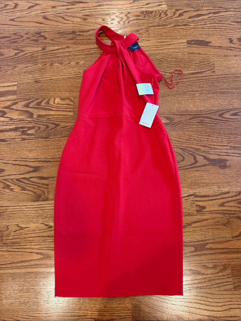 Women’s Taylor Red Halter Dress